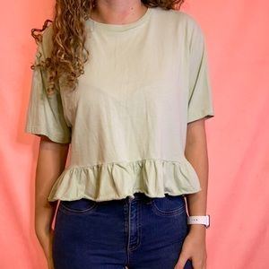 Wild Fable Mint Green Crop Top 🥝